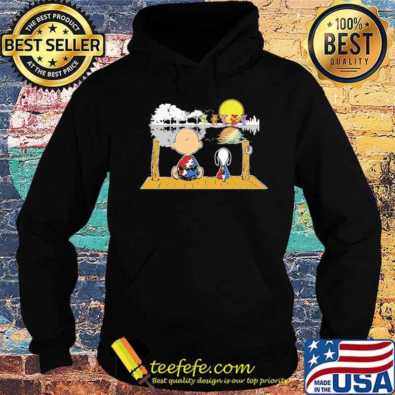 Grateful dead band charlie brown and snoopy seeing bears s Hoodie Grateful dead band charlie brown and snoopy seeing bears s Hoodie
