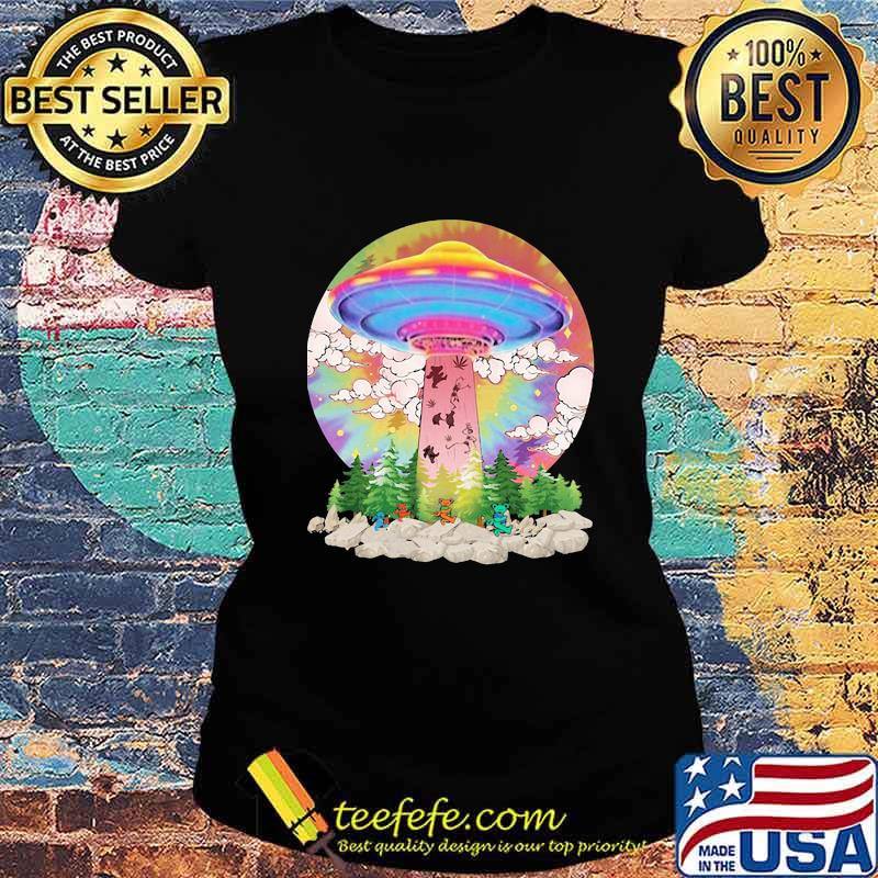 Grateful dead bear weed ufo hippie s Ladies tee Grateful dead bear weed ufo hippie s Ladies tee