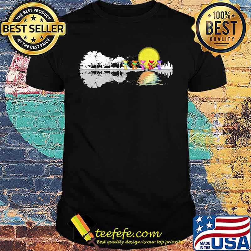 Grateful dead bears guitar river shirt Grateful dead bears guitar river shirt