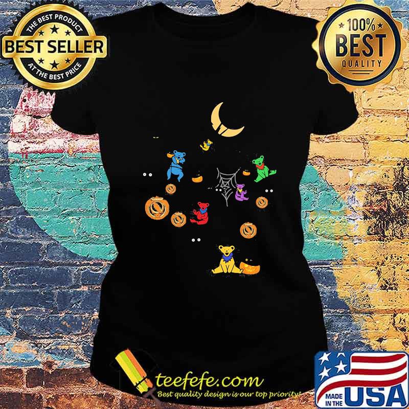 Grateful dead bears happy halloween s Ladies tee Grateful dead bears happy halloween s Ladies tee
