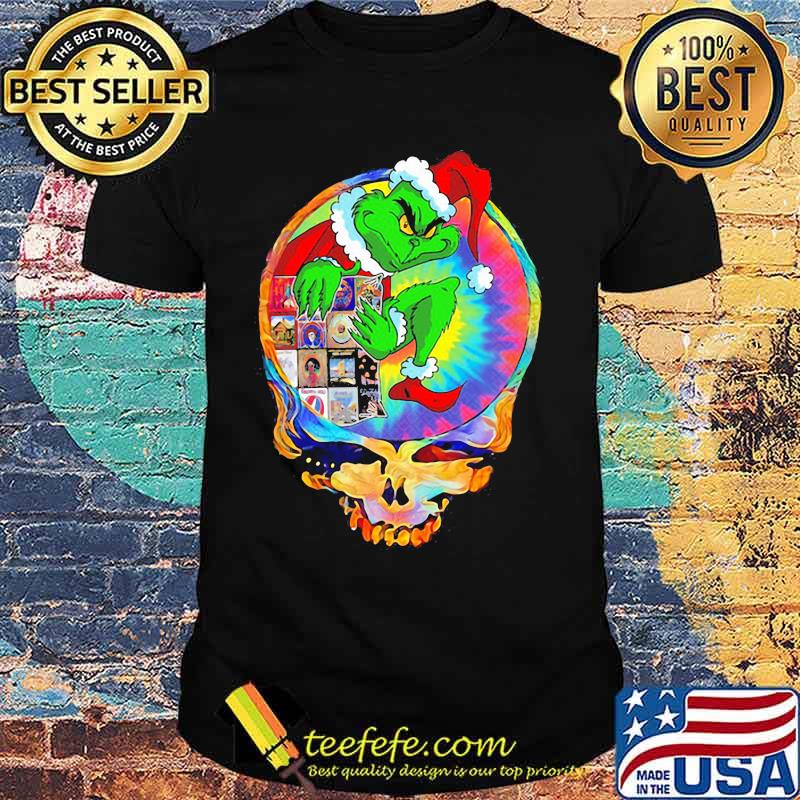 Grateful dead grinch santa merry christmas shirt