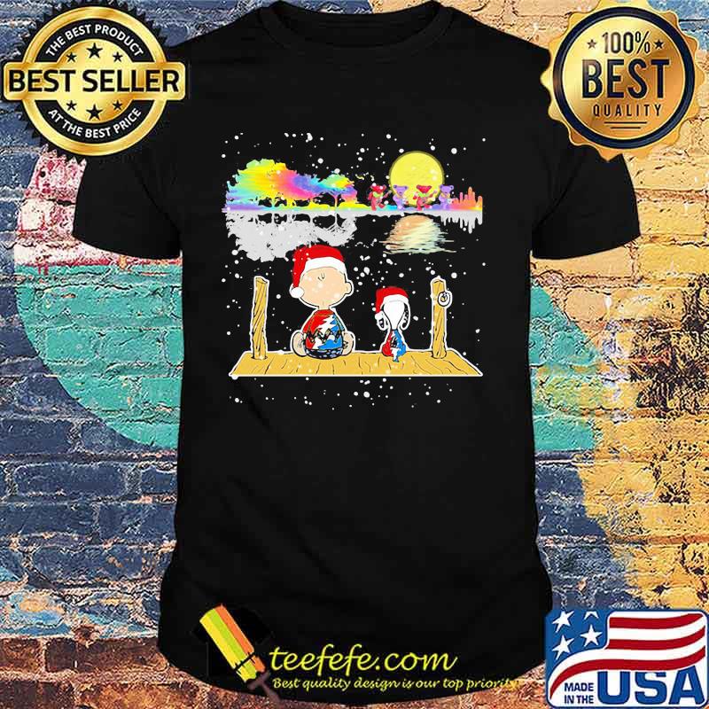 Grateful dead snoopy and charlie brown seeing bears christmas shirt