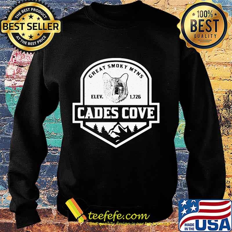 Great Smoky Mtns Elev 1726 Cades Cove Black Bear Shirt Sweater Great Smoky Mtns Elev 1726 Cades Cove Black Bear Shirt Sweater