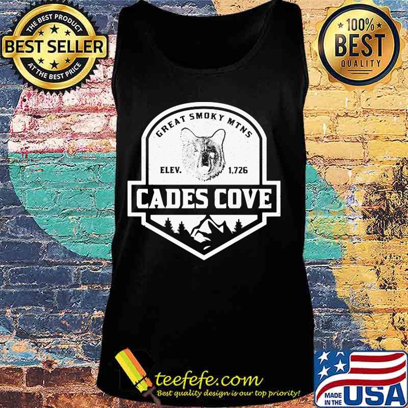 Great Smoky Mtns Elev 1726 Cades Cove Black Bear Shirt Tank top Great Smoky Mtns Elev 1726 Cades Cove Black Bear Shirt Tank top
