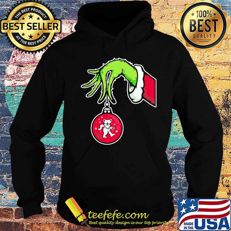 Grinch holding bear merry christmas s Hoodie Grinch holding bear merry christmas s Hoodie