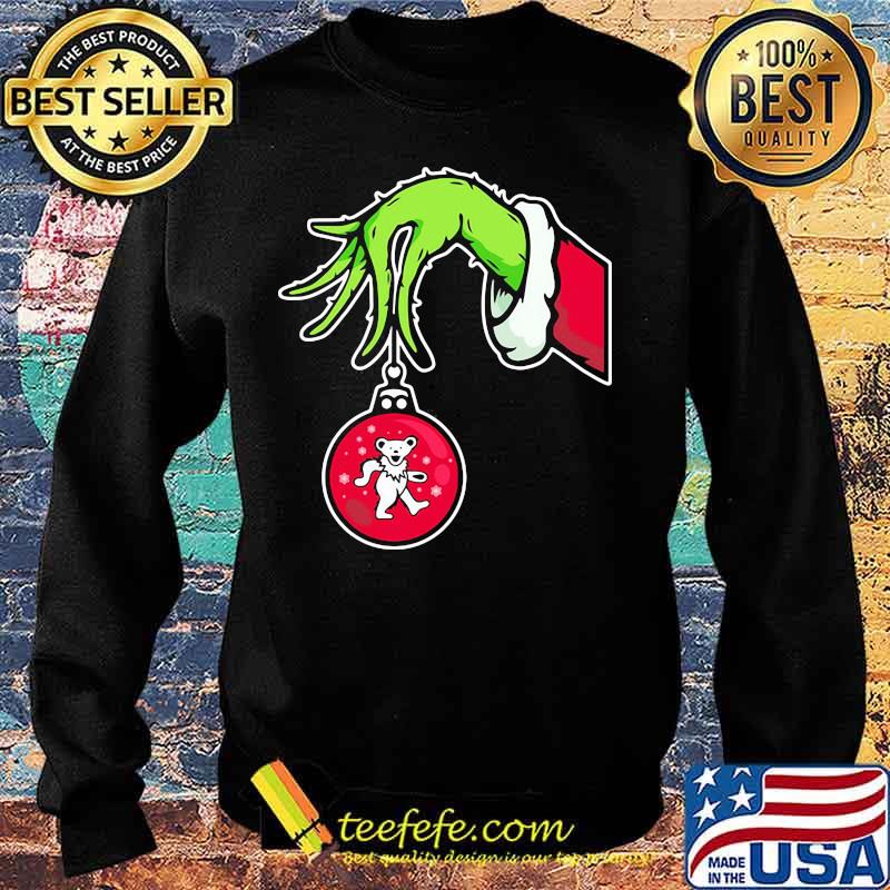 Grinch holding bear merry christmas s Sweater Grinch holding bear merry christmas s Sweater
