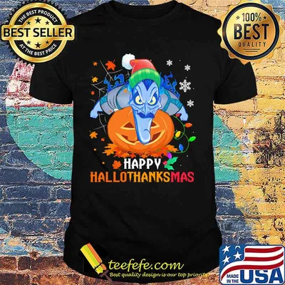 Hades happy hallothanksmas halloween thanksgiving christmas shirt