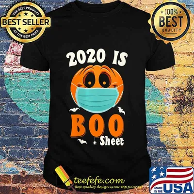 Halloween 2020 Boo Sheet Pumpkin Mask Shirt