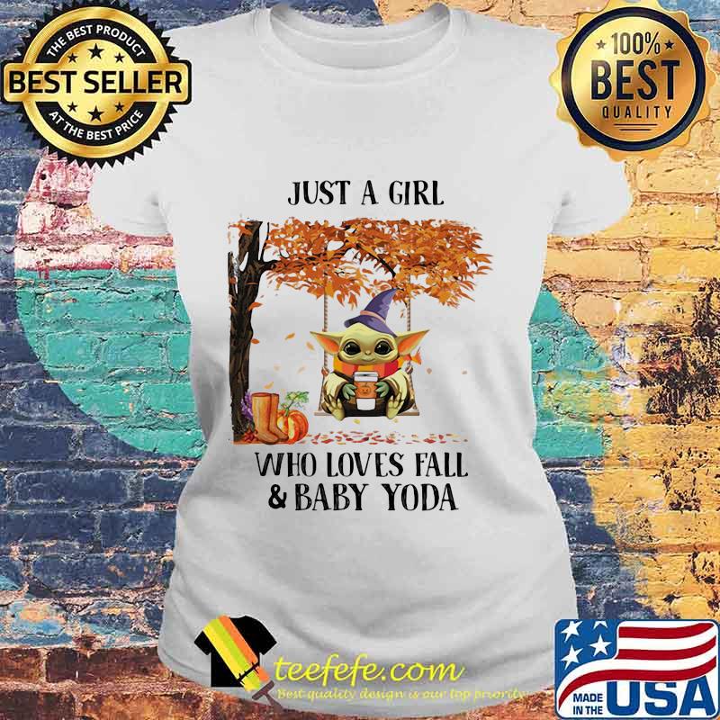 Halloween baby witch just a girl who loves fall leaves tree s Laides tee Halloween baby witch just a girl who loves fall leaves tree s Laides tee
