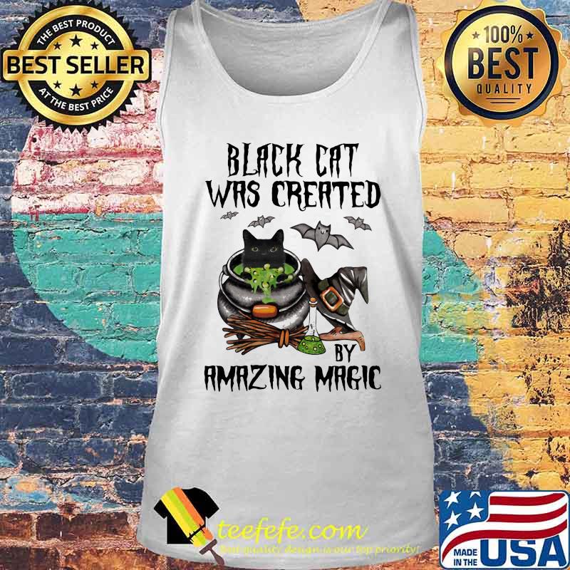 Halloween black cat was created by amazing magic s Tank top Halloween black cat was created by amazing magic s Tank top