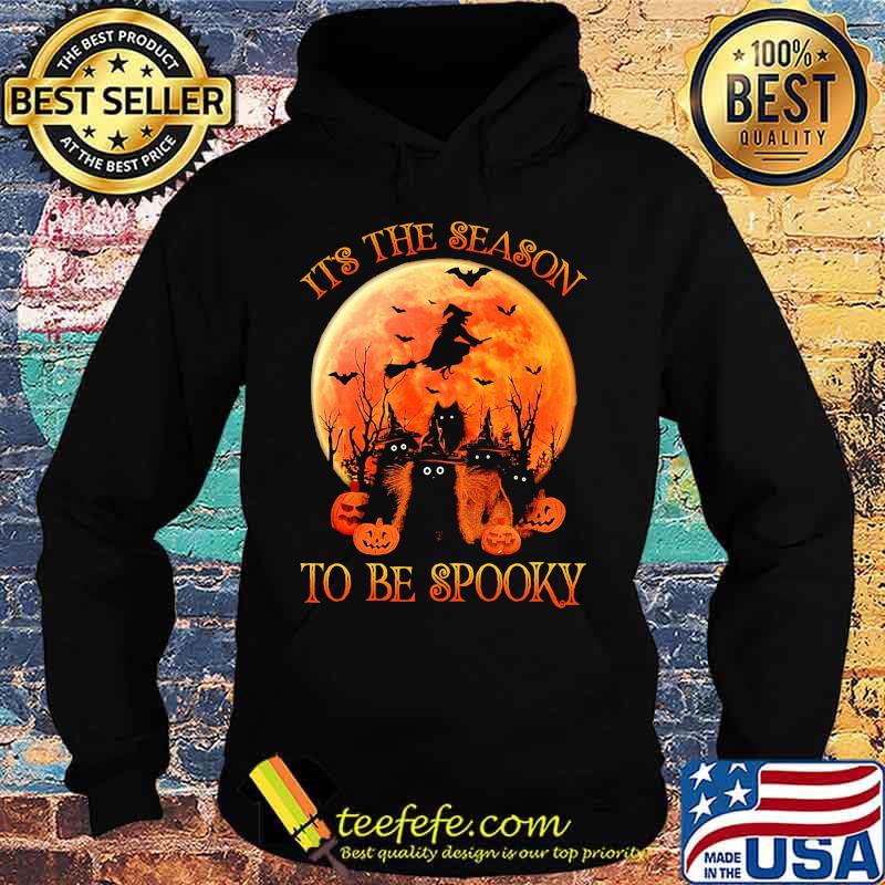 Halloween Cat It's the season to be spooky s Hoodie Halloween Cat It's the season to be spooky s Hoodie