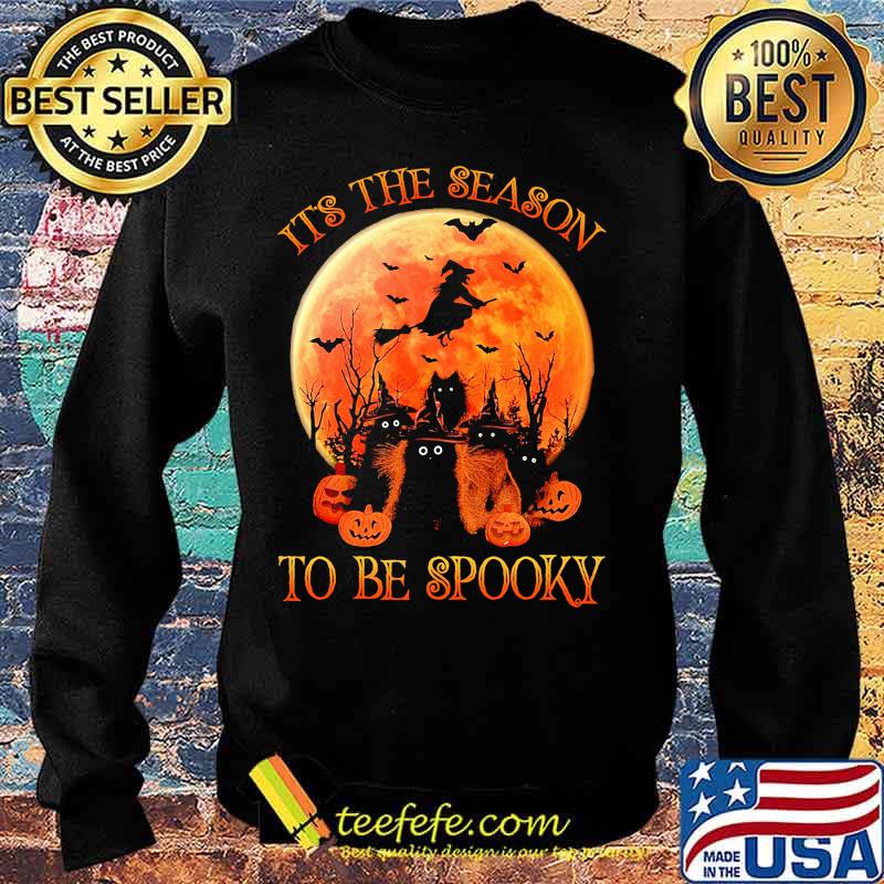 Halloween Cat It's the season to be spooky s Sweater Halloween Cat It's the season to be spooky s Sweater