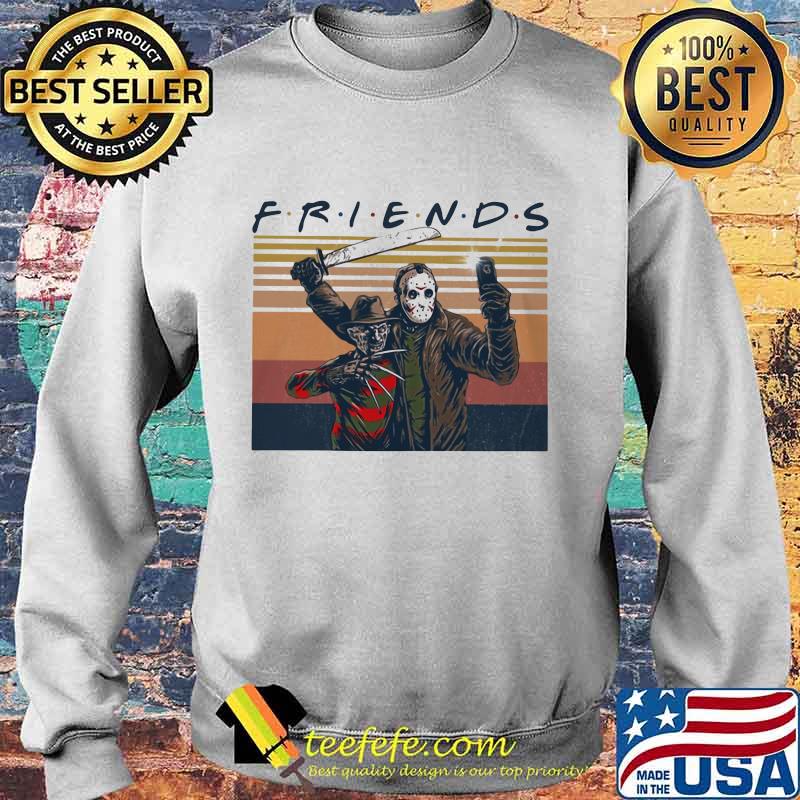 Halloween freddy krueger and michael myers friends vintage retro s Sweater Halloween freddy krueger and michael myers friends vintage retro s Sweater