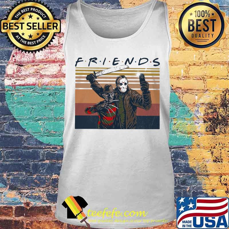Halloween freddy krueger and michael myers friends vintage retro s Tank top Halloween freddy krueger and michael myers friends vintage retro s Tank top