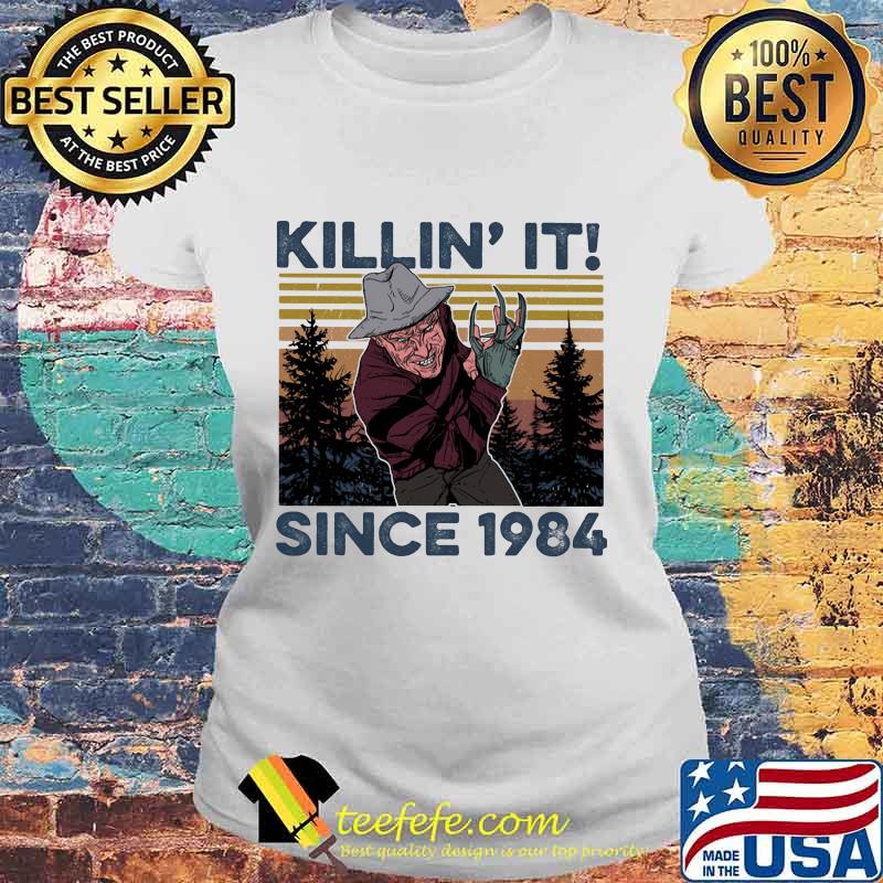 Halloween freddy krueger killin it since 1978 vintage retro mountain s Laides tee Halloween freddy krueger killin it since 1978 vintage retro mountain s Laides tee