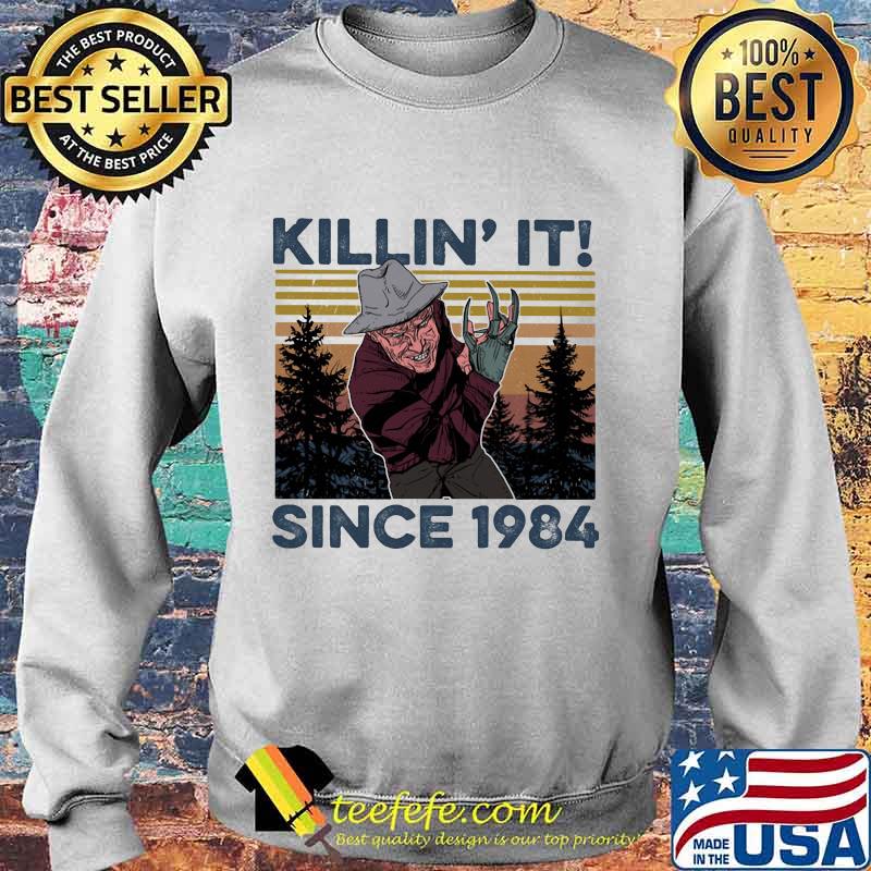 Halloween freddy krueger killin it since 1978 vintage retro mountain s Sweater Halloween freddy krueger killin it since 1978 vintage retro mountain s Sweater