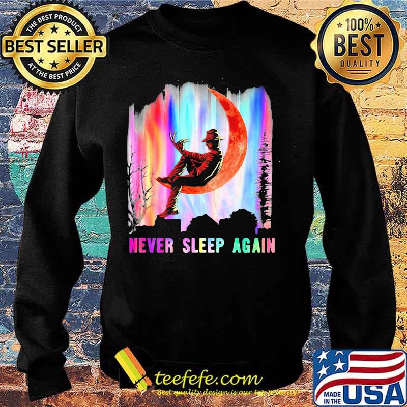 Halloween freddy krueger never sleep again moon s Sweater Halloween freddy krueger never sleep again moon s Sweater