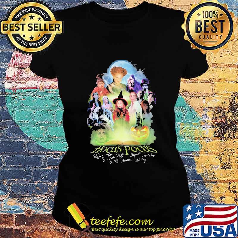 Halloween hocus pocus characters signatures s Ladies tee Halloween hocus pocus characters signatures s Ladies tee