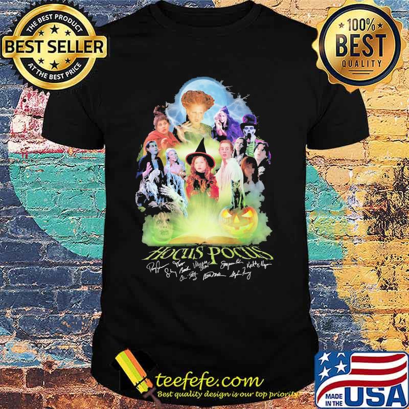 Halloween hocus pocus characters signatures shirt Halloween hocus pocus characters signatures shirt