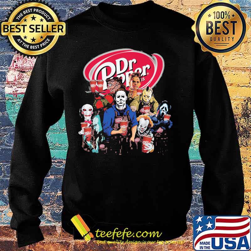 Halloween horror characters dr pepper logo s Sweater Halloween horror characters dr pepper logo s Sweater