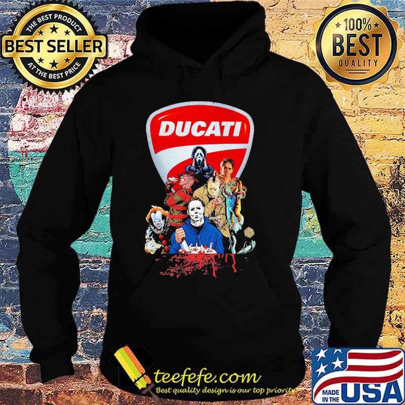 Halloween horror characters ducati logo s Hoodie Halloween horror characters ducati logo s Hoodie