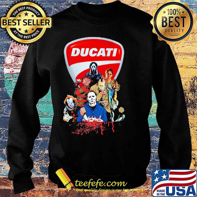 Halloween horror characters ducati logo s Sweater Halloween horror characters ducati logo s Sweater