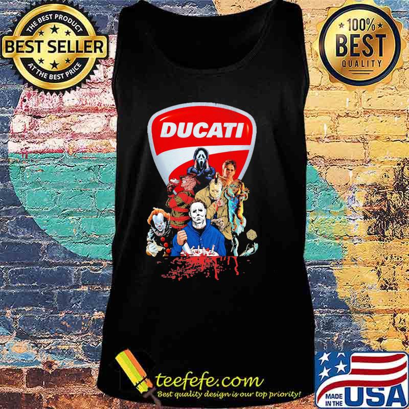 Halloween horror characters ducati logo s Tank top Halloween horror characters ducati logo s Tank top