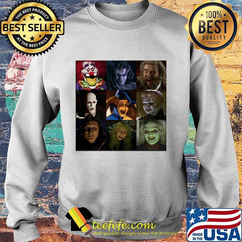 Halloween horror characters face s Sweater Halloween horror characters face s Sweater