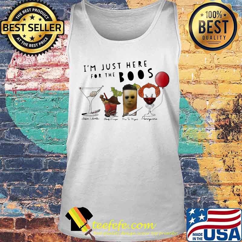 Halloween horror characters i'm just here for the boos s Tank top Halloween horror characters i'm just here for the boos s Tank top