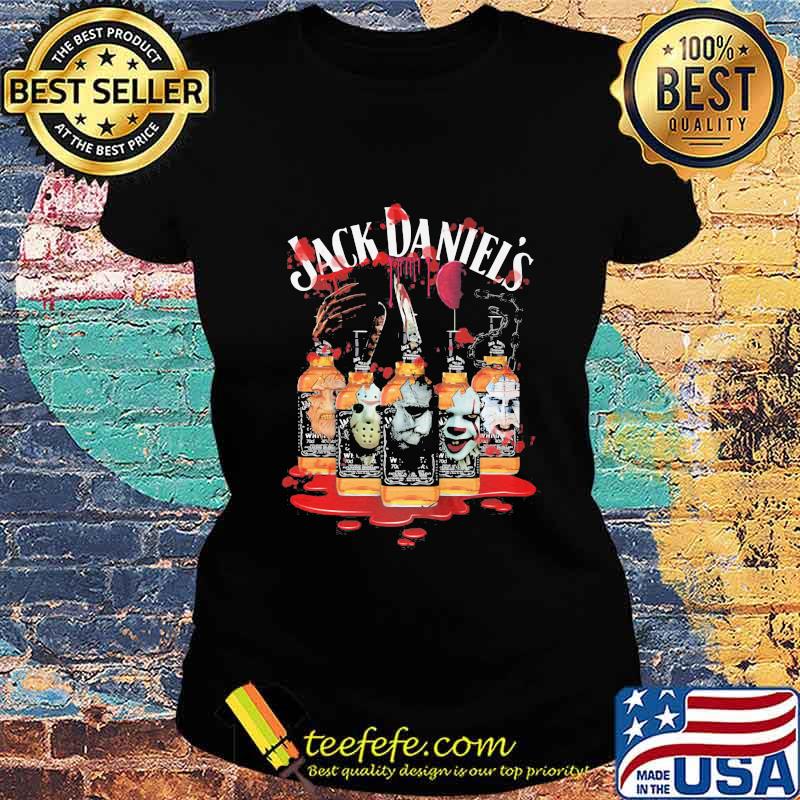 Halloween horror characters jack daniels s Ladies tee Halloween horror characters jack daniels s Ladies tee