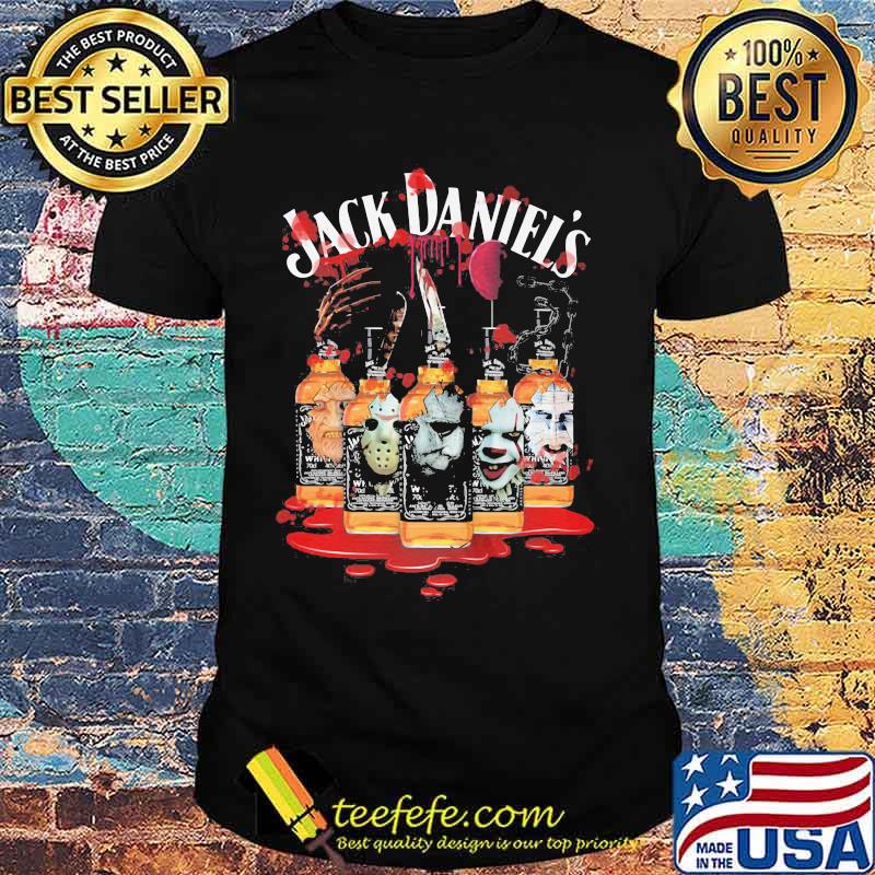 Halloween horror characters jack daniels shirt Halloween horror characters jack daniels shirt