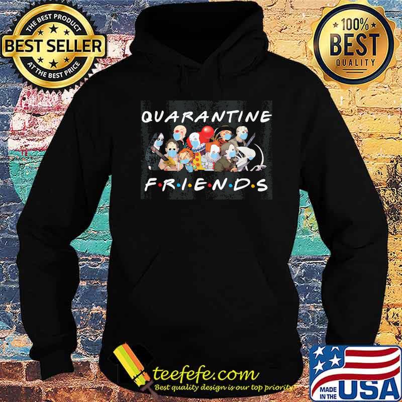 Halloween horror characters mask quarantine friends s Hoodie Halloween horror characters mask quarantine friends s Hoodie