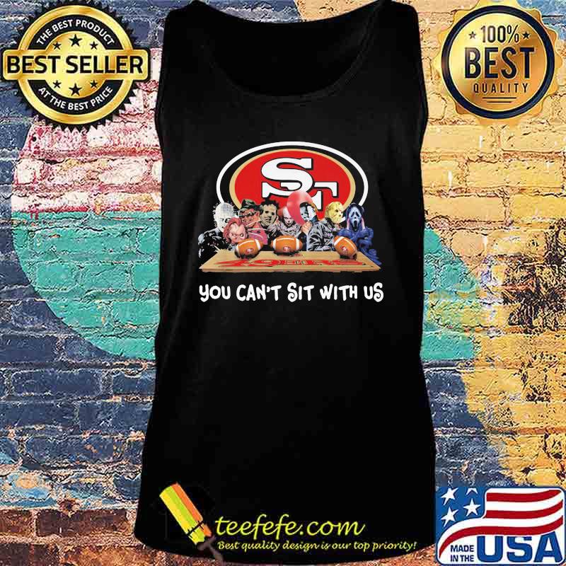 Halloween horror characters san francisco 49ers you can't sit with us s Tank top Halloween horror characters san francisco 49ers you can't sit with us s Tank top
