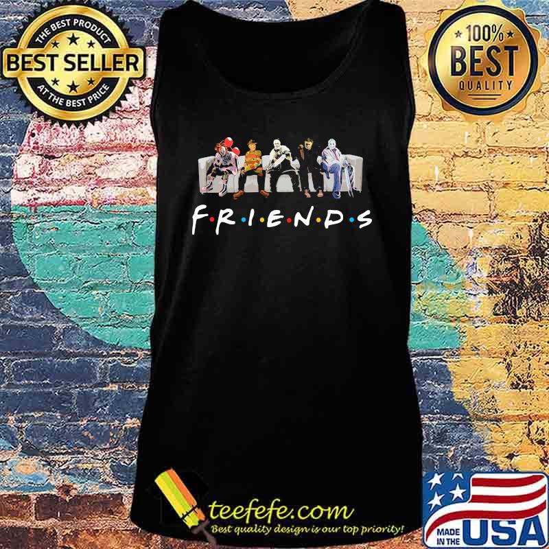 Halloween horror characters sitting sofa friends s Tank top Halloween horror characters sitting sofa friends s Tank top
