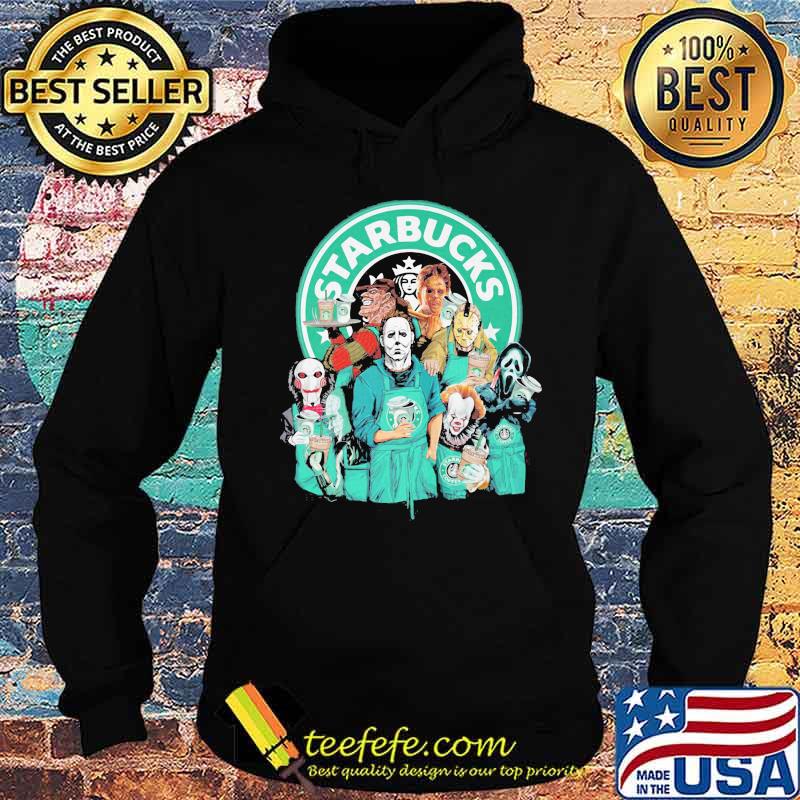 Halloween horror characters starbuck coffee logo s Hoodie Halloween horror characters starbuck coffee logo s Hoodie