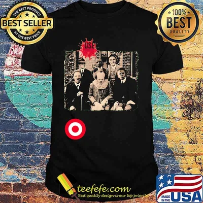 Halloween horror characters use target shirt