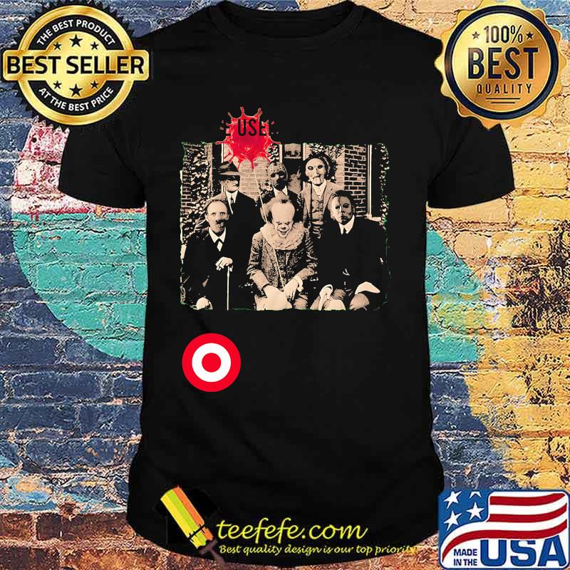 Halloween horror characters use target shirt Halloween horror characters use target shirt