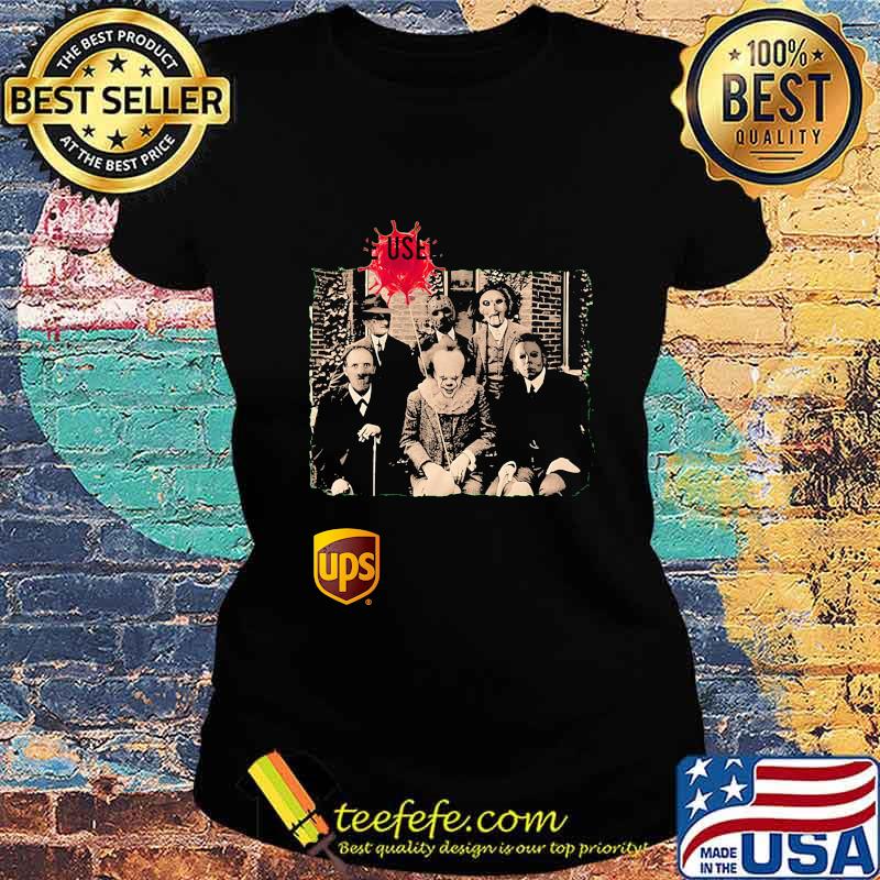 Halloween horror characters use ups s Ladies tee Halloween horror characters use ups s Ladies tee