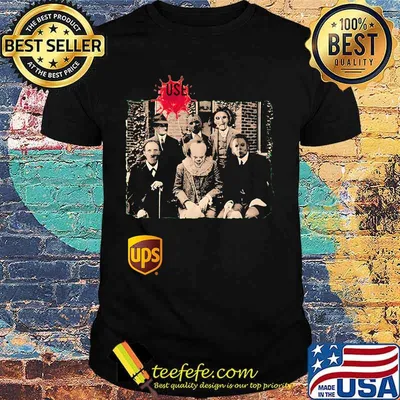 Halloween horror characters use ups shirt