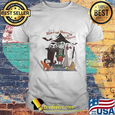 Halloween horror porus and poppins shirt