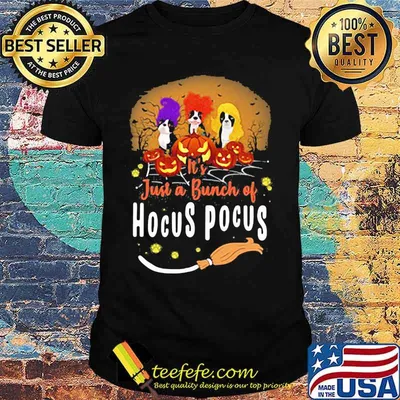 Halloween it's just a bunch of hocus pocus shirt