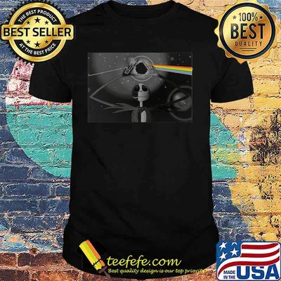 Halloween jack skellington pink floyd band shirt