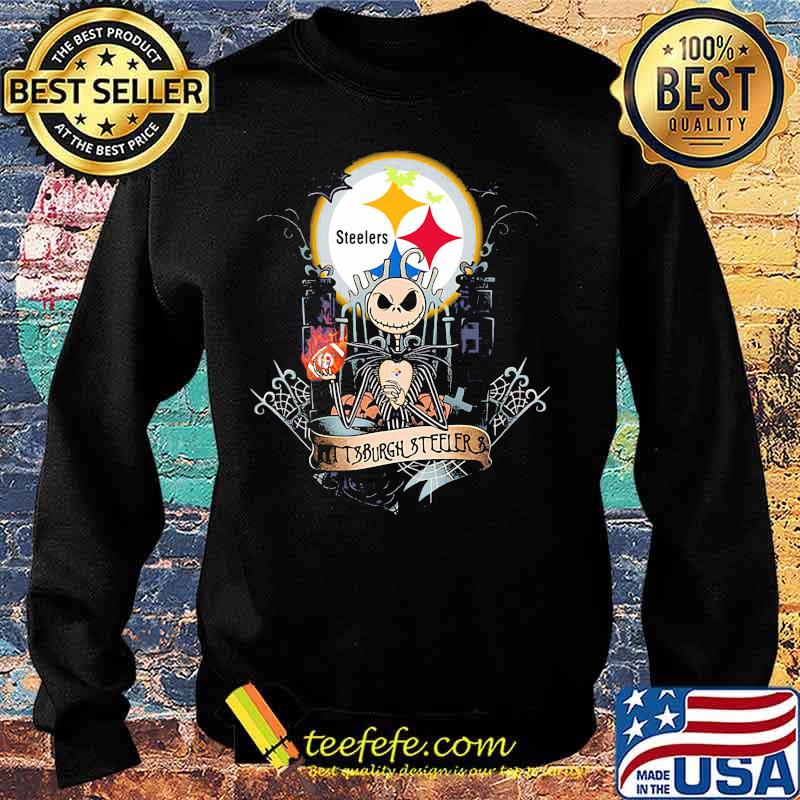 Halloween jack skellington pittsburgh steelers moon s Sweater Halloween jack skellington pittsburgh steelers moon s Sweater
