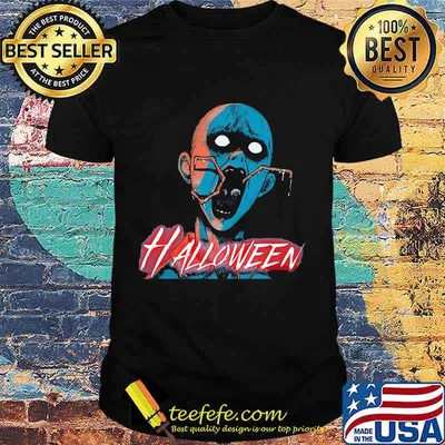 Halloween japan characters cartoon shirt