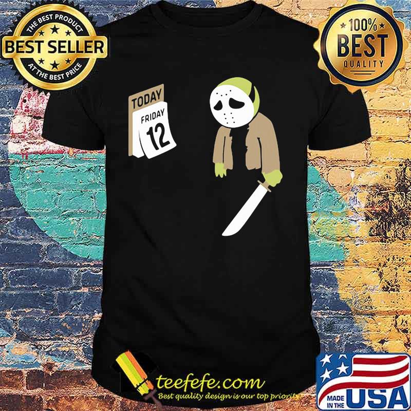 Halloween jason voorhees holding knife today friday 12 shirt Halloween jason voorhees holding knife today friday 12 shirt