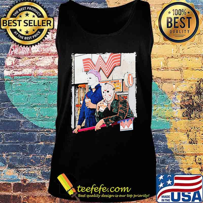 Halloween jason voorhees michael myers whataburger s Tank top Halloween jason voorhees michael myers whataburger s Tank top