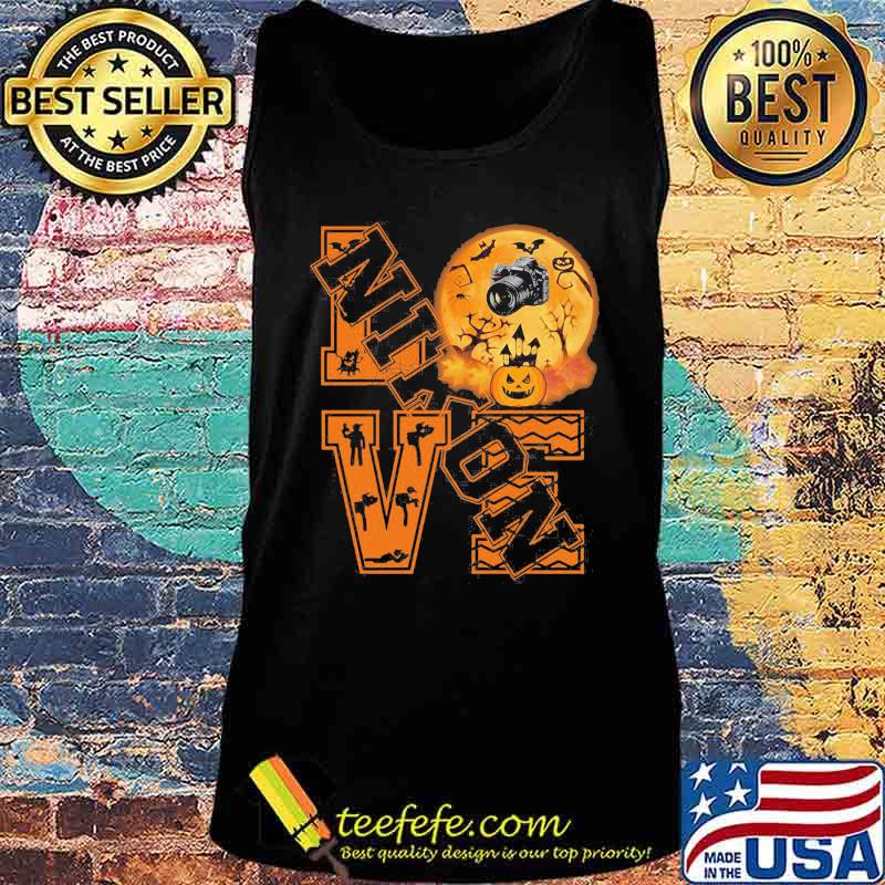 Halloween love nikon camera moon s Tank top Halloween love nikon camera moon s Tank top