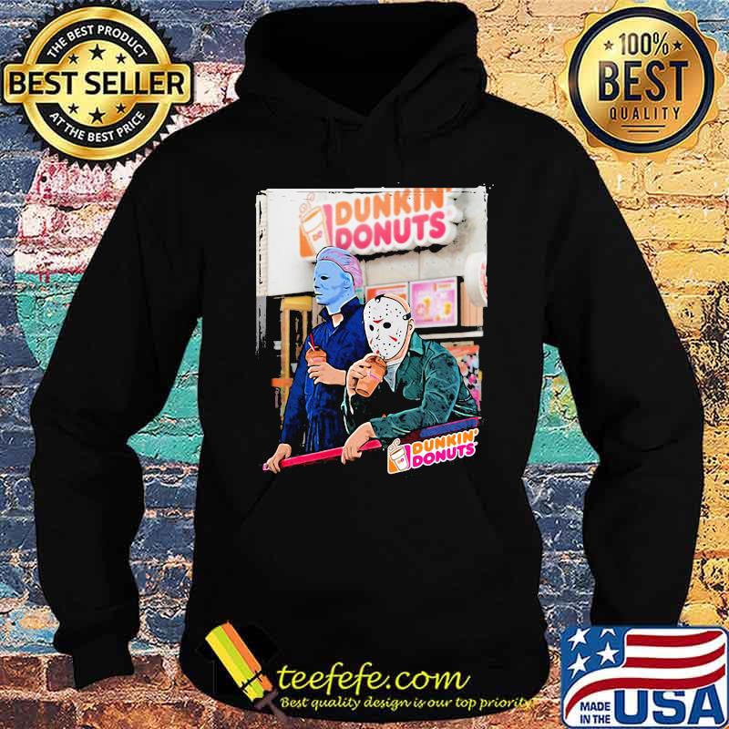 Halloween michael myers jason voorhees dunkin donuts s Hoodie Halloween michael myers jason voorhees dunkin donuts s Hoodie