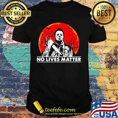 Halloween michael myers no lives matter sunset shirt