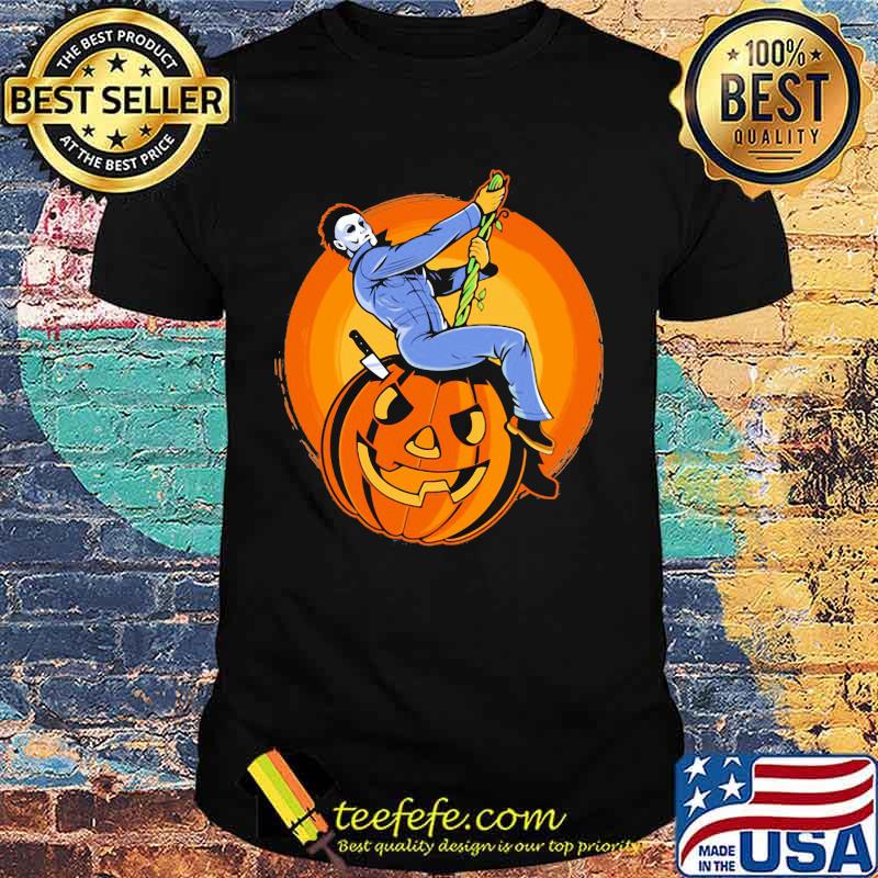 Halloween michael myers pumpkins shirt